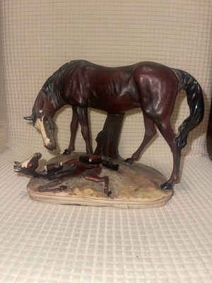 Decorative horses used