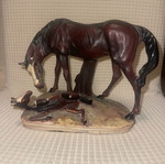Decorative horses used