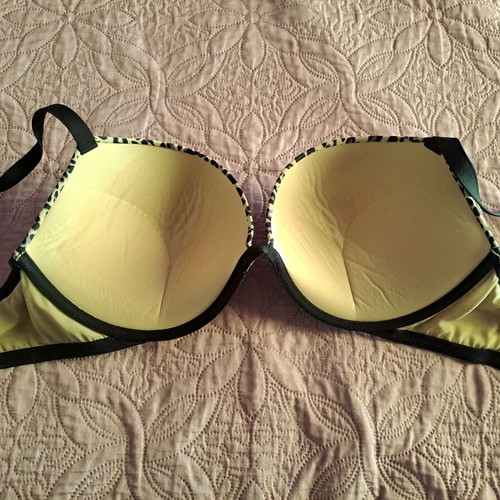 Leopard push-up bra, size 75E