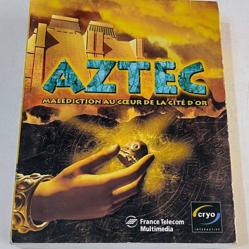 Aztec PC Adventure game like new, French