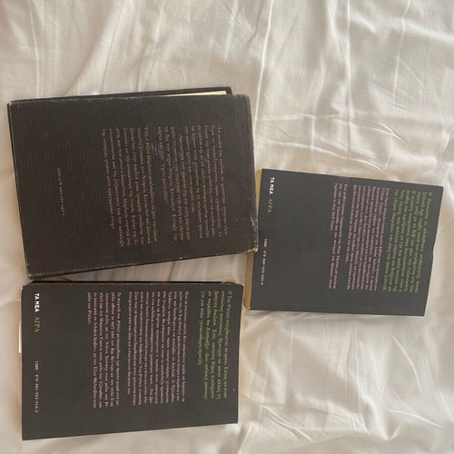 Books used, set of 3 including Η άγρια Μαιριλυν, Το παιχνίδι του Ρίπλεϋ, Η κυρία της λίμνης