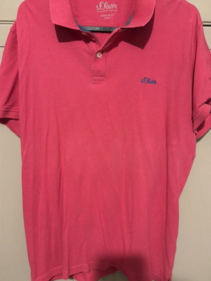 Polo s Oliver shirt like new, pink, sizes M L