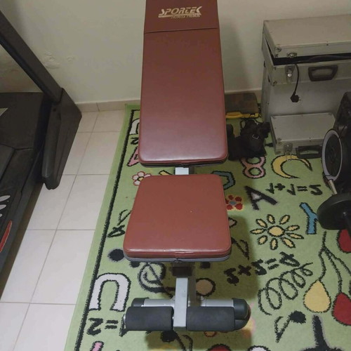 Treadmill used with gift bench