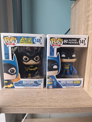 Funko Pop Batman and Batgirl new, 2 pieces