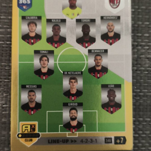 Adrenalyn FIFA 365 XL 2023 No346 Milan like new