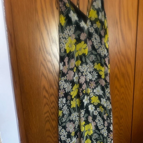 Zara silk floral maxi dress like new, medium large