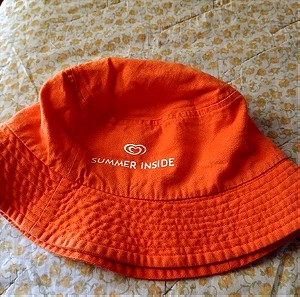 Καπέλο καλοκαιρινό πορτοκαλί