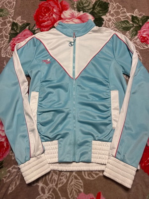 Diesel jacket like new, white and blue, size S
