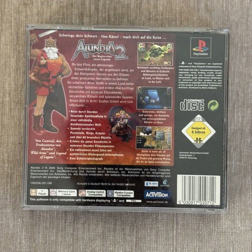 Alundra 2 PlayStation 1 / PS1 complete game