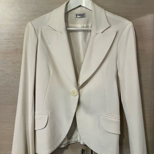 Positivo women's medium jacket used, white