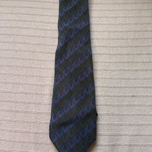 Men's vintage Canasta silk tie like new