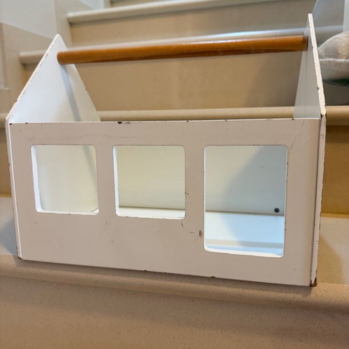 Storage box used, house-shaped