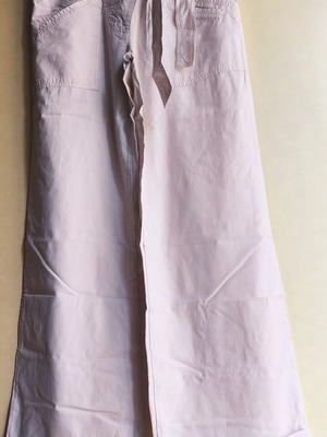 Sisley wide pants size 42 like new, pink pastel