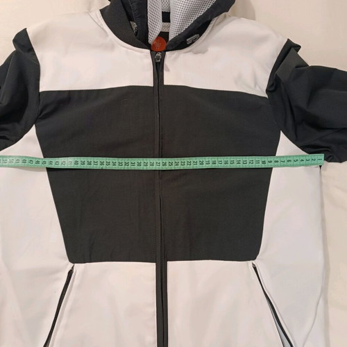 Men's MFTD windbreaker black-white like new, size S/2