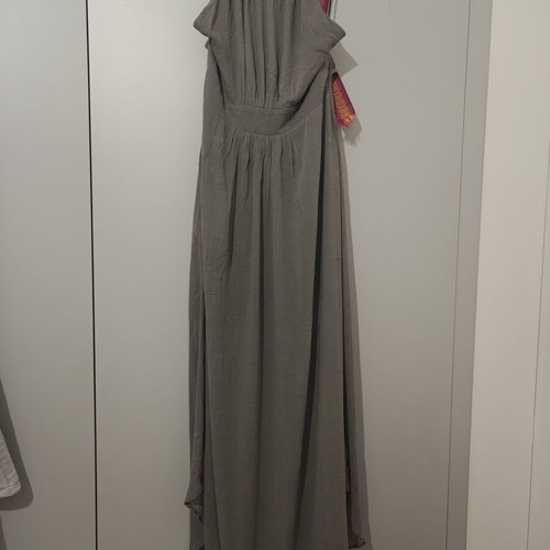 BSB dress medium size khaki with lining and cut outs like new