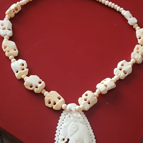 Necklace from camel bone, 40 cm, like new