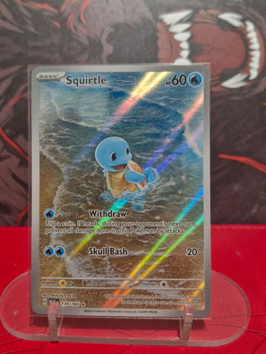 Pokemon Card 151 Squirtle Rare Illustration new