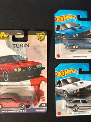 Hot Wheels Alfa Romeo GTV6 3.0 комплект нов