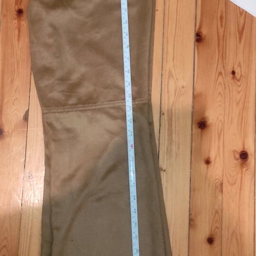 Anna Riska camel faux suede flare trousers like new