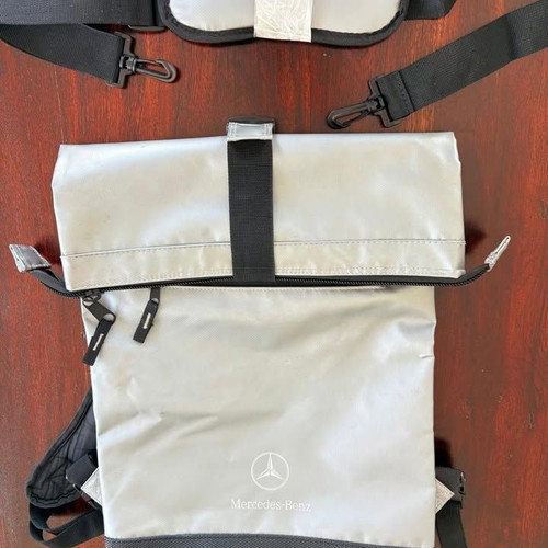 Mercedes-Benz backpack grey like new