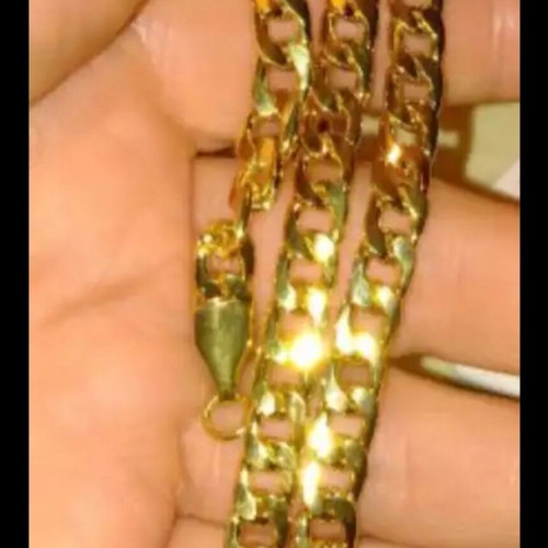 Standard Chain Necklace new, gold tone, 46 cm length