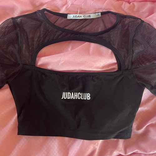 Judah Club top new, size L/XL, black