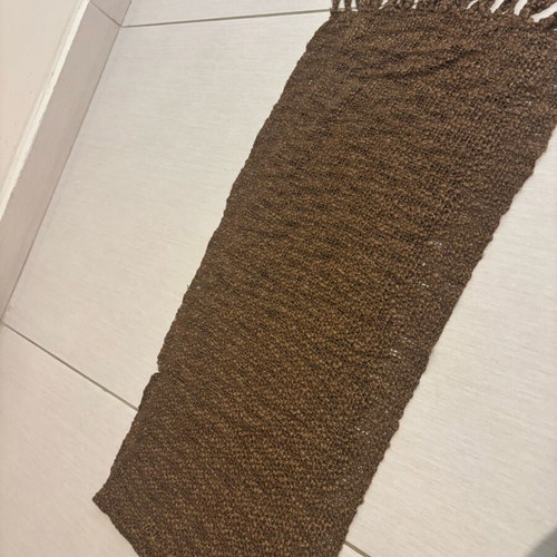 Scarf used in brown color