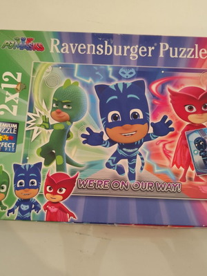 Παιδικό παζλ PJMASKS σαν καινούργιο, 2x12 κομμάτια, 3+