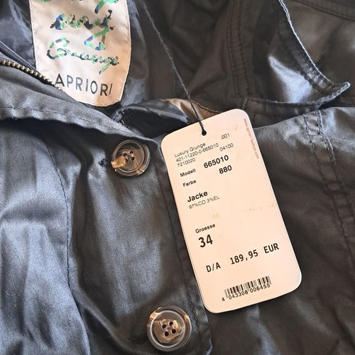 Apriori women's jacket new, black, size XS