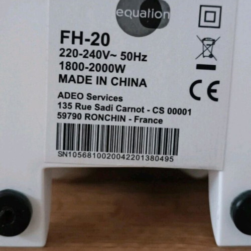 F&U Floor Heater like new