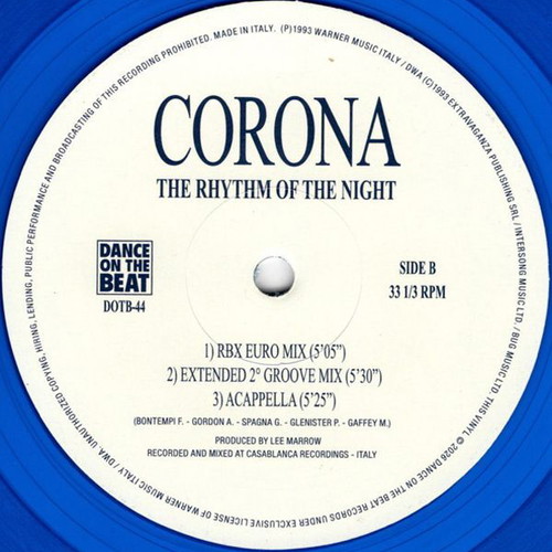 Corona The Rhythm Of The Night vinyl new, electronic