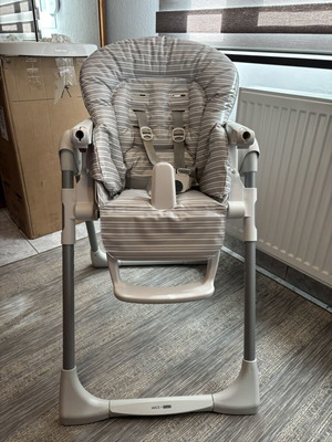 Peg Perego Prima Pappa Follow Me κάθισμα φαγητού σαν καινούργιο, Linear Grey