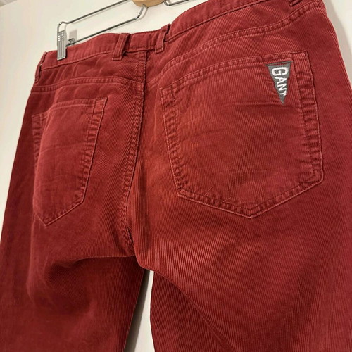 GANT men's corduroy pants like new, burgundy