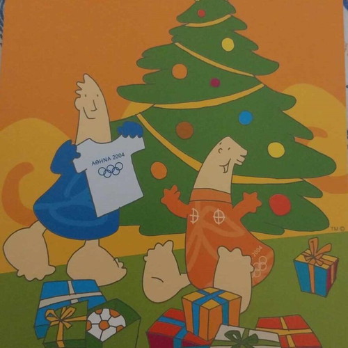 Athens 2004 greeting cards new, pack of 9 pieces