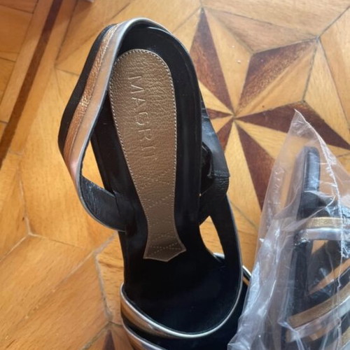 Magrit Black Pumps Size 38 Heel Height 11cm New