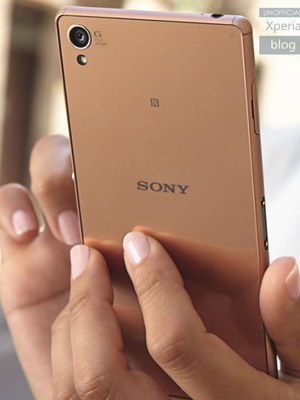 Sony Xperia Z3 D6603 used smartphone, copper color