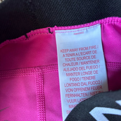 Nike Pro leggings pink like new, size XS for girls-women
