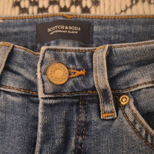Scotch & Soda Skinny High Rise Denim Like New Blue