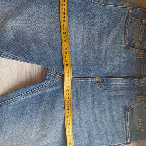 MSGM women's denim shorts like new, size S, blue