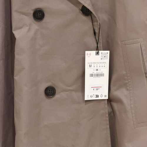 Zara trench coat beige, size M