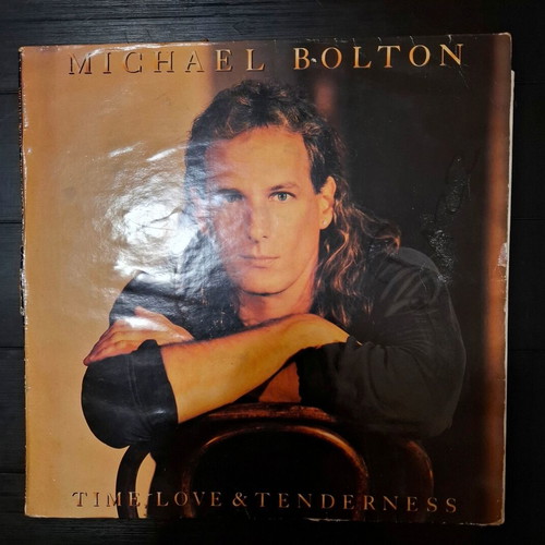 Michael Bolton Time, Love & Tenderness LP used, rock