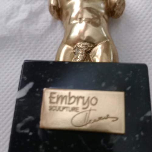 Bronze statuette like new, numbered and sealed