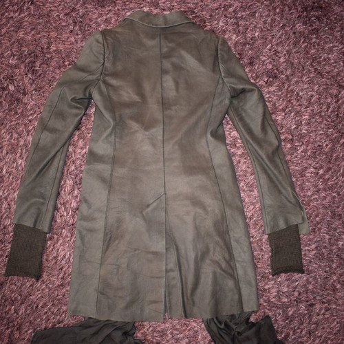 Isaac Sellam Experience leather coat size 36 used, brown