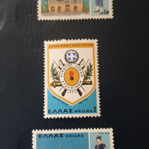 1978 Evelpidon School 150 Years Stamp Set new from Greece