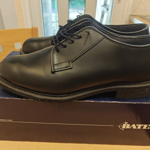 Bates Lites shoes size 43.5 like new, black, made in USA