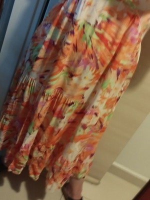 Selestino Viscose Dress like new, colorful, comfortable fit