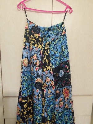 Benissimo Floral Patchwork Wide Leg Pants like new, small size