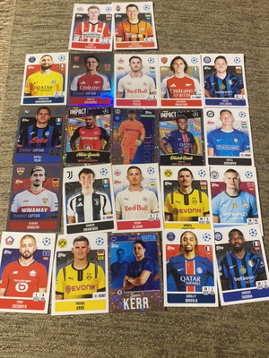 Champions League stickers season 2024/25 pack of 22 new