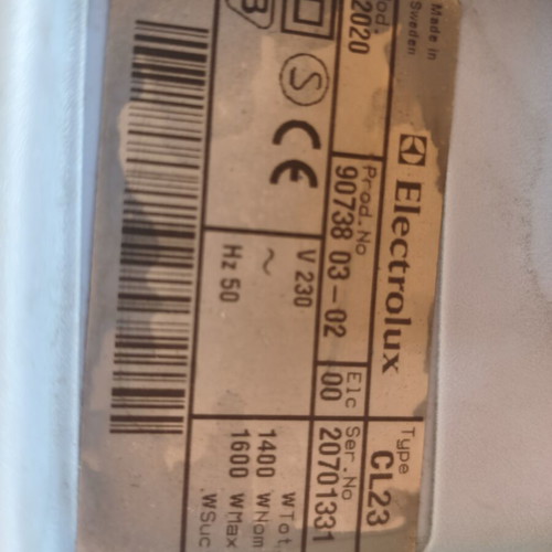 Electrolux CL23 vacuum cleaner 1600W like new