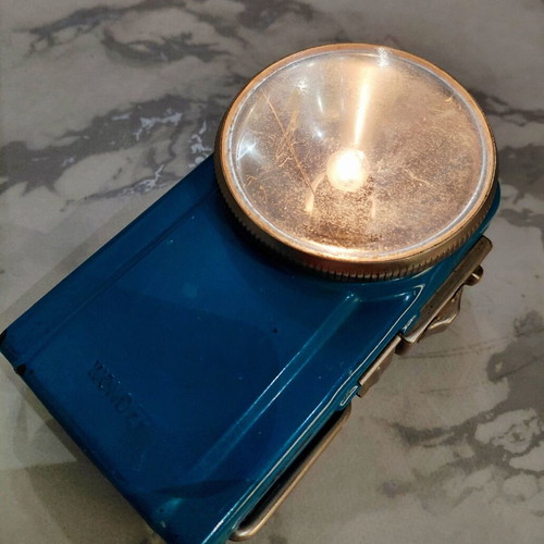 Wonder French blue flashlight 1960s